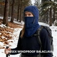 thumbnail image 2 of Unisex Windproof & Warm Balaclava Ski Mask for Men Women Fleece Face Covers Outdoor Neck Warmer Ear Protection, 2 of 7