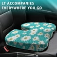 thumbnail image 4 of Premium Daisy Pattern Memory Foam Seat Cushion Ergonomic Chair Pad for Office Chair, Car, Airplane & Bleachers Sciatica, Tailbone Hip & Back Pain Relief - Chair Cushion for Long Office Workers., 4 of 5