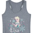thumbnail image 3 of Frozen - Winter - Elsa & Snowflakes - Women's Racerback Tank Top, 3 of 5