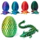 thumbnail image 1 of Huevo de dragón impreso en 3D, juguetes antiestrés con forma de huevo de dragón de cristal misterioso, huevos de Pascua míticos con dragón en el interior, juguetes antiestrés de cristal articulados, 1 of 6