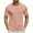 Pink, variant on Wyobmus Mens V Neck T Shirt Casual Plain Color Stretch Short Sleeve Pullover Shirt Summer Basic Tee Tops S-2X Purple