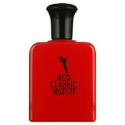 ParfumsBelcam Red Classic Match Eau de Toilette, Cologne for Men, 2.5 fluid ounce
