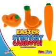 thumbnail image 2 of Paquete de 3 Juguetes Estirables Squishy Yum: Plátano, Zanahoria y Hot Dog, 2 of 7