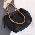thumbnail image 4 of Hfppkn Black Lightweight Nylon Casual Commuter Shoulder Bag, Trendy Underarm Top Handle Purse for Daily Use 23x22x13cm, 4 of 7
