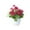 Pink, variant on FTsdfkl Artificial Rose Mixed Potted Plants, Silk Rose Flower Arrangements, Multicolor Rose Bouquets with White Pots, for Home, Office, and Balcony Decor