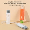 thumbnail image 4 of Bottle Brushes Cleaner,Flexible Bendable Cleaner,3-in-1 Cup Lid Crevice Cleaning Brush,Cleaner Brush Nipples Brush for Baby Bottles, 4 of 5