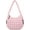 Pink, variant on Quilted Puffer Tote Bag for Women - Large Crossbody Bag, Lightweight Nylon Puffy Carryall Hobo Puff Shoulder Bag-Pink