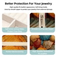 thumbnail image 3 of Shell Travel Portable Square Jewelry Box: Storage Box, Decorative Box, and Jewelry Stand for Rings, Earrings, Necklaces, Bracelets, and More – Ideal for Girls and Women, 3 of 6