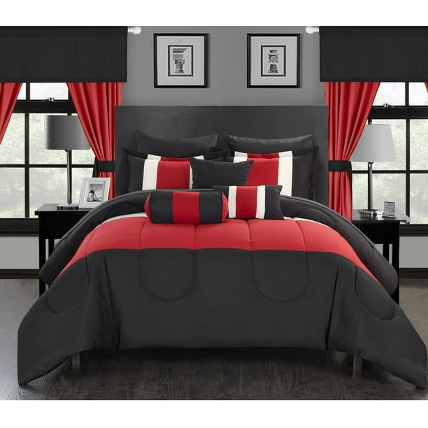 Chic Home Whitehall 20 Piece Bed In A Bag Comforter Set Walmart Com Walmart Com