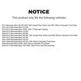 thumbnail image 2 of Transit Auto Front Coated Disc Brake Rotors and Semi-Metallic Pads Kit for Car Mercedes-Benz ML350 ML320 GL350 R350 GL320 GL450 GL550 ML550 G55 AMG KGA-100604, 2 of 11