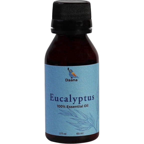 DAANA Eucalyptus Essential Oil : Pure, Undiluted (2 Fl Oz)