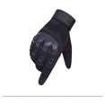thumbnail image 4 of Un par de guantes militares de combate táctico para hombres, guantes deportivos de verano, protección anticorte para motocross (negro L), 4 of 5