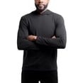 thumbnail image 5 of X RAY JEANS Mens Long Sleeve Hoodie T-Shirt, Black, 2XL, 5 of 6