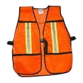 thumbnail image 2 of Chaleco De seguridad naranja SURTEK 137376 ajustable cinta prismática unitalla, 2 of 2