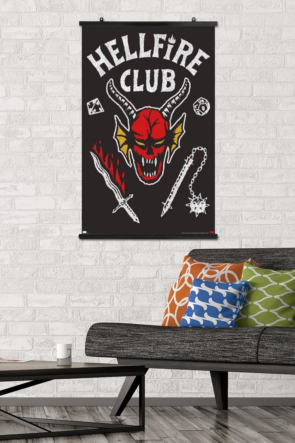 Netflix Stranger Things: Season 4 - Hellfire Club Wall Poster