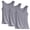 Gray#45319MM, variant on AHMOMEI 3 Pack Womens Sleeveless Scoop Neck Tank Top Seamless Slim Fit Camisole Cotton Tank Tops for Women Racerback Woman Shirts Light Blue XXL