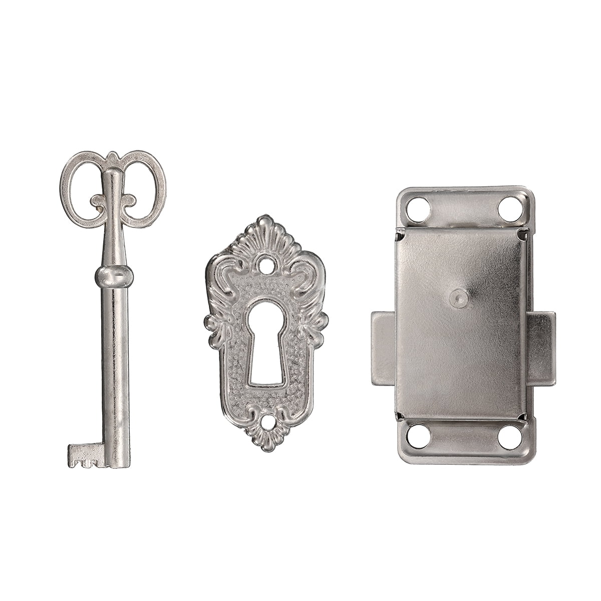 New Cabinet Door Lock Set Key Curio Grandfather Clock China Jewlery Replacement 