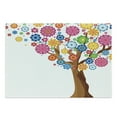 thumbnail image 1 of Floral Cutting Board, Spring Flower Tree Flourishing Vibrant Blossoms Foliage Petals Summer Print, Decorative Tempered Glass Cutting and Serving Board, Large Size, Multicolor, by Ambesonne, 1 of 1