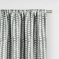thumbnail image 2 of Eclipse Naya Geometric Thermaweave Blackout Rod Pocket 37 x 84 Curtain Panel in Grey, 2 of 5