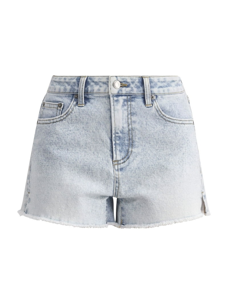 No Boundaries Mid Rise Denim Short - Walmart.com