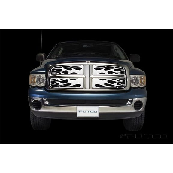 Putco 89132 Flaming Inferno Grille Insert Fits select: 2002-2003,2005 DODGE RAM 1500