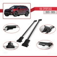 thumbnail image 3 of Compatible with Kia Sportage 2023-2025 FLY Model Car Roof Rack Cross Bar Grey Aluminium 2 Bars, 3 of 8