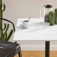thumbnail image 5 of Modway Lippa 28" Square Lacquered MDF Bar Table in Black/White, 5 of 8