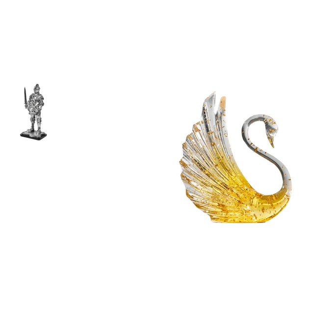 Figura de escritorio,Estatua de caballero,arte,artesanía,coleccionable,escritorio,oficina,Figura decorativa,pieza de arte,decoración del hogar,estatua de resina de cisne,Figura de