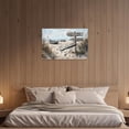 thumbnail image 2 of ZHONGYUTONG Beach Canvas Wall Art for Bathroom Coastal Pictures for Wall Seascape Paintings Seaside Print for Living Room Decor Framed (24.00" x 36.00"), 2 of 5