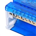 thumbnail image 3 of 411 distribution terminal block for single-phase, 4-level DIN rail for electrical engineering, 3 of 4