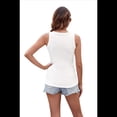 thumbnail image 4 of Chaleco Ajustado Acanalado con Cuello Redondo para Mujer, , Talla L, 4 of 10