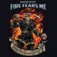 thumbnail image 3 of Tee Hunt Fire Fears Me T-Shirt Firefighter Fire Dept. Honor Courage Valor Mens Shirt, Gray, Small, 3 of 5