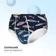 Adobk Sardine Print Boys Soft Cotton Underwear For Toddler BoyMedium
