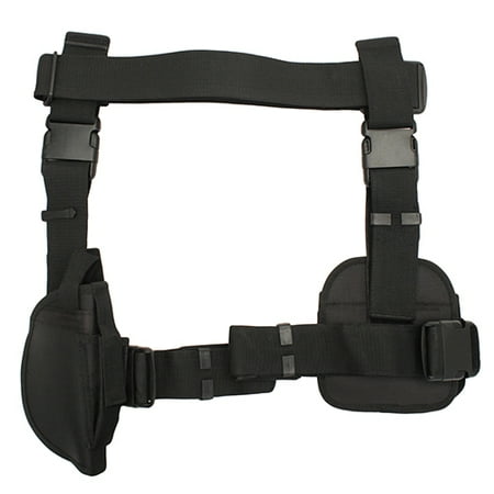 NcStar 3-Piece Drop Leg Holster/Mag Holder, Black