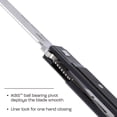thumbnail image 3 of CRKT Zephyr Everyday Carry Folding Knife with Liner Lock: D2 Plain Edge Blade, Black G10 Handle, 3840, 3 of 5