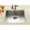 Houzer Contempo 23 in Stainless Steel Undermount Single Bowl Stainless Steel Kitchen Sink with Strainer and Grid - CTS-2300