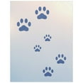 thumbnail image 2 of Paw Print Stencil - Dog Cat Feline Silhouette Dog Cat Animal Lover DIY Template Reusable Laser Cut Mylar Template for Painting Home Decor DIY Crafts - The Artful Stencil, 2 of 4
