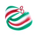 thumbnail image 2 of Red/White/Green Ponytail Extension for Women and Girls, Tinsel Hair Pieces With Rubber Band Christmas Festival Girls Hair Accessories 27.5 inch Synthetic Ponytail Crazy Days Hair 2pcs/lot, 2 of 8