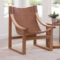 thumbnail image 2 of Lima Natural Leather Sling Chair, 2 of 7