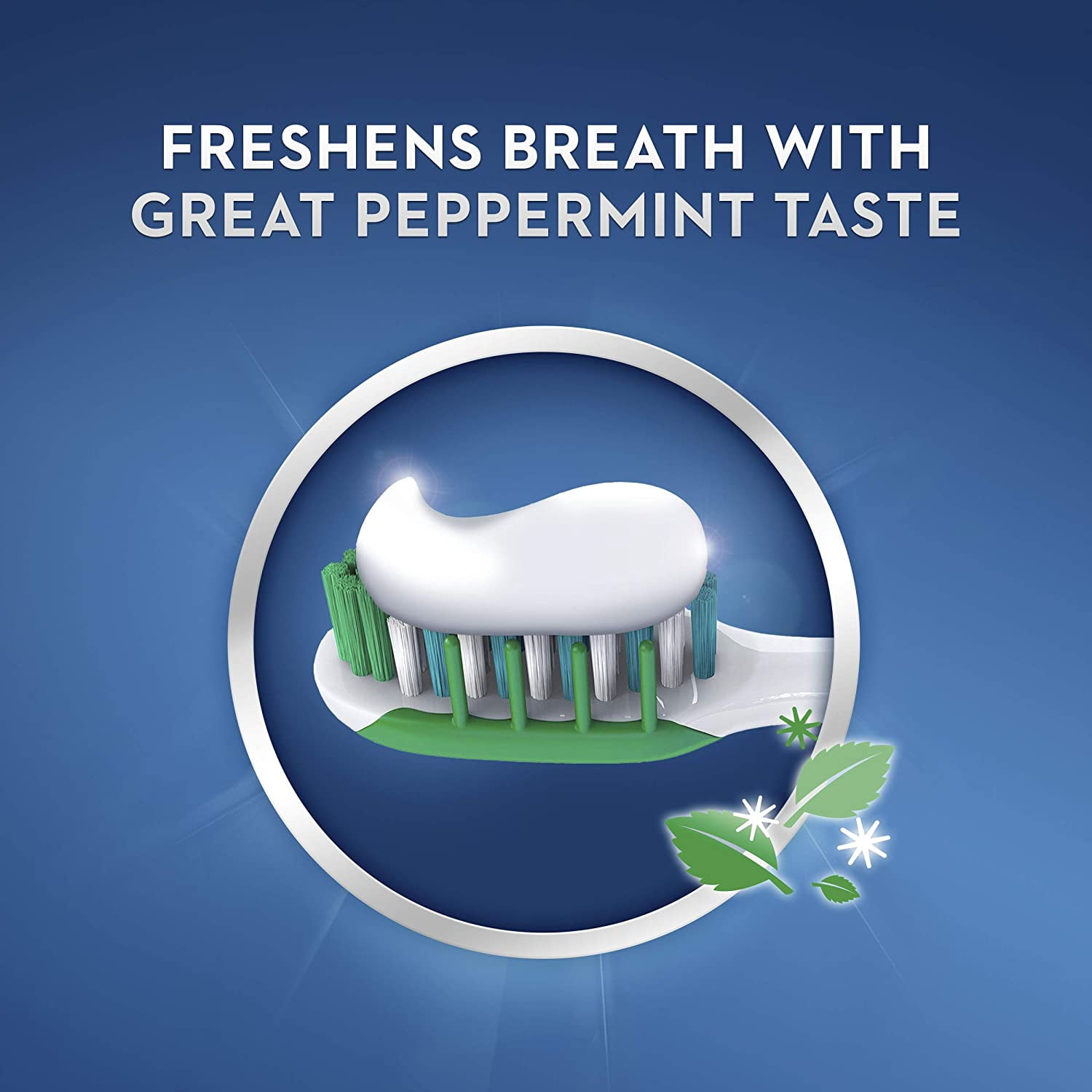 Crest Fresh & White Toothpaste Peppermint Gleem - 2.4oz
