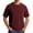 Brick Red, variant on Black T Shirts for Men Cotton Comfortable Loose Fit Crewneck Holiday Tee Athletic Running Gym Workout Short Sleeve Tee Shirts for Men,S