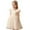 Beige, variant on Girls Dresses Children Kids Baby Solid Color Mesh Dress Stylish Cute Dresses Party Gown Prom Princess Dress Size 4 Y-5 Y