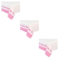thumbnail image 1 of Inteprter Mantel de una sola vez, rectangular, grueso, exquisito, fácil de usar, decoración de fiesta, cómodo Protector de , rosa para niñas Chicas rosadas 137*274cm 3Conjunto, 1 of 6