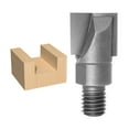 thumbnail image 4 of koolsoo 0.39inch Bottom Cleaning Router Bits Flat End Enraving Slotting Milling Cutter 10x18mm, 4 of 9