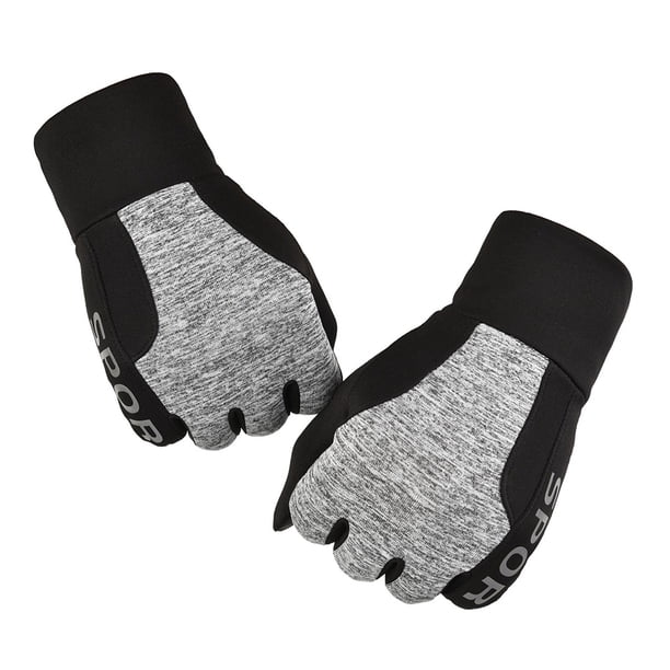 Jumpingount 1 par de guantes de ciclismo a prueba de viento pantalla táctil impermeable invierno deportes al aire libre bicicleta de montaña Snowboard guantes y mitones Jumpingount AP013463-01