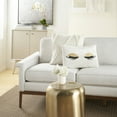 thumbnail image 3 of Mina Victory Luminescence Fabric Glitter Eye Shadow Throw Pillow in Gold, 3 of 5