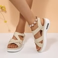 thumbnail image 7 of Pennysue Women Air Cushioned Walking Sandals Comfortable Ankle Strap Support Casual Daily Dress Sandals Platform Shoes, 7 of 7