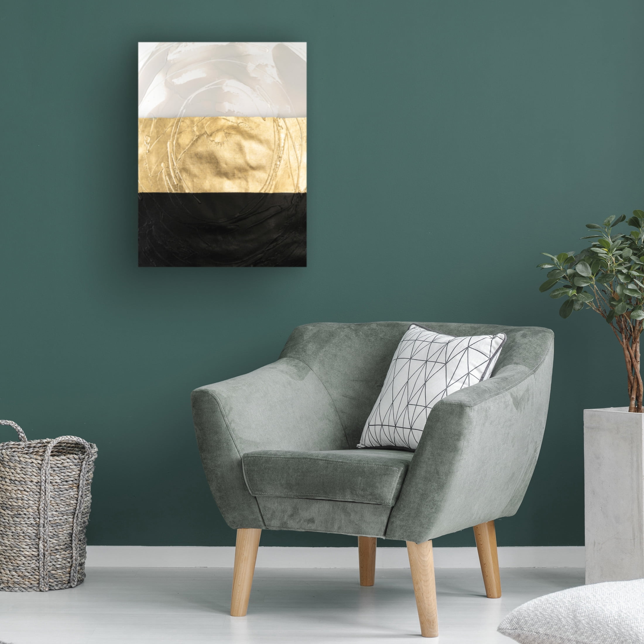 Canvas Wall Art - Vanna Lam 'Triennial III' Wall Art for Living Room, Bedroom, or Office Décor by Trademark Fine Art - 35 x 47 Inches