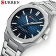 thumbnail image 4 of Curren  8456 Men's Steel Belt Business Watch Quartz Simple Men's Watch Best-Selling in Stock, 4 of 6