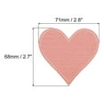 thumbnail image 2 of Uxcell Heart Shaped Iron on Patches Dark Pink Embroidered Applique Patches for Clothing Repairing 15PCS 2.8"x2.7", 2 of 6